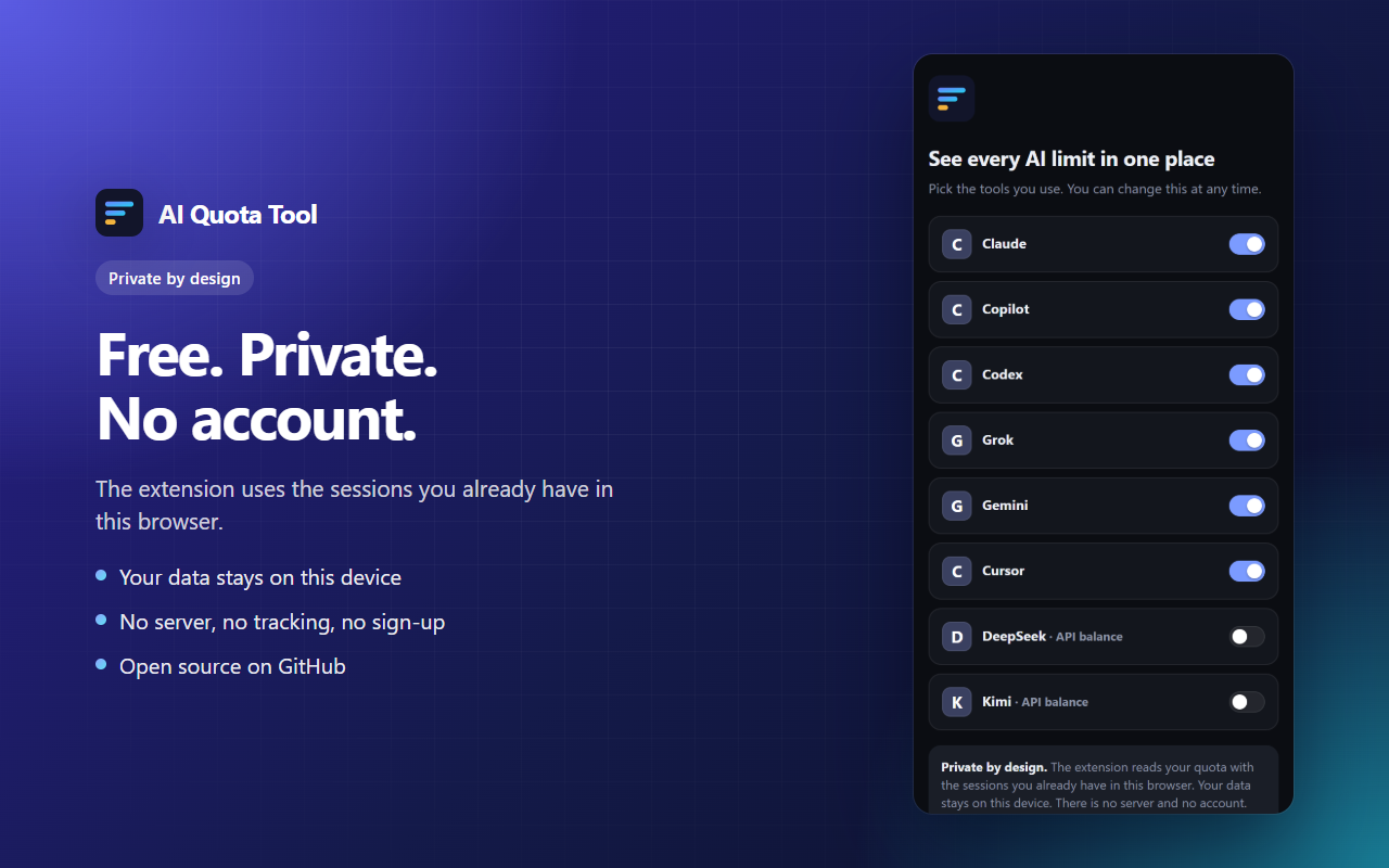 Welcome screen and privacy promise